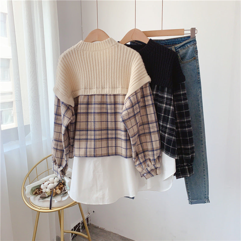 Korean loose lazy style sweater top 5101