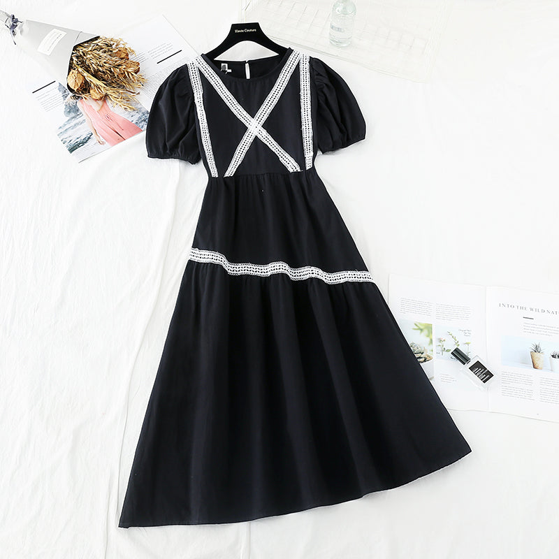 The new waist is slim, and Sen Department is an irregular long skirt 4680