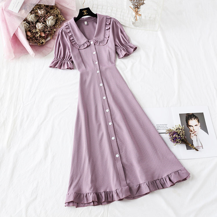 Narrow waist French Platycodon skirt 4481