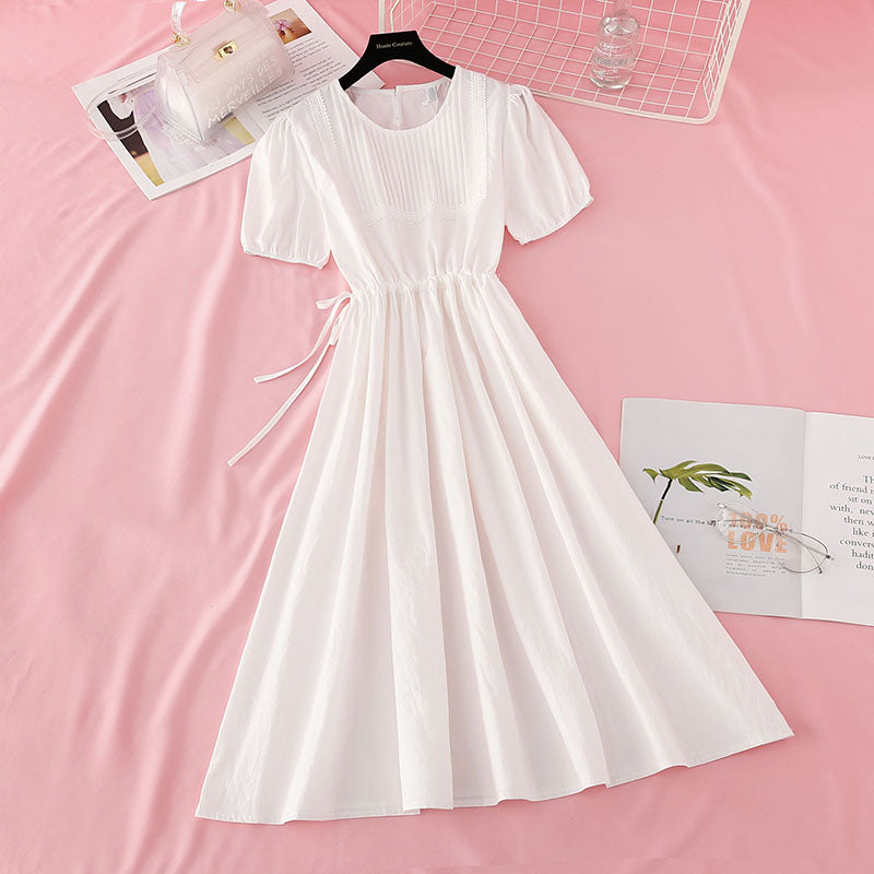 New waist closing slim skirt fairy super xiansen vintage dress 4517