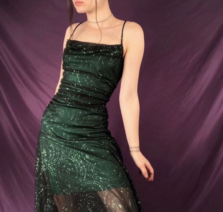 Green vintage sparkly formal homecoming dress short Chiffon gothic rock fairy hoco dress homecoming dance prom dress gh4608