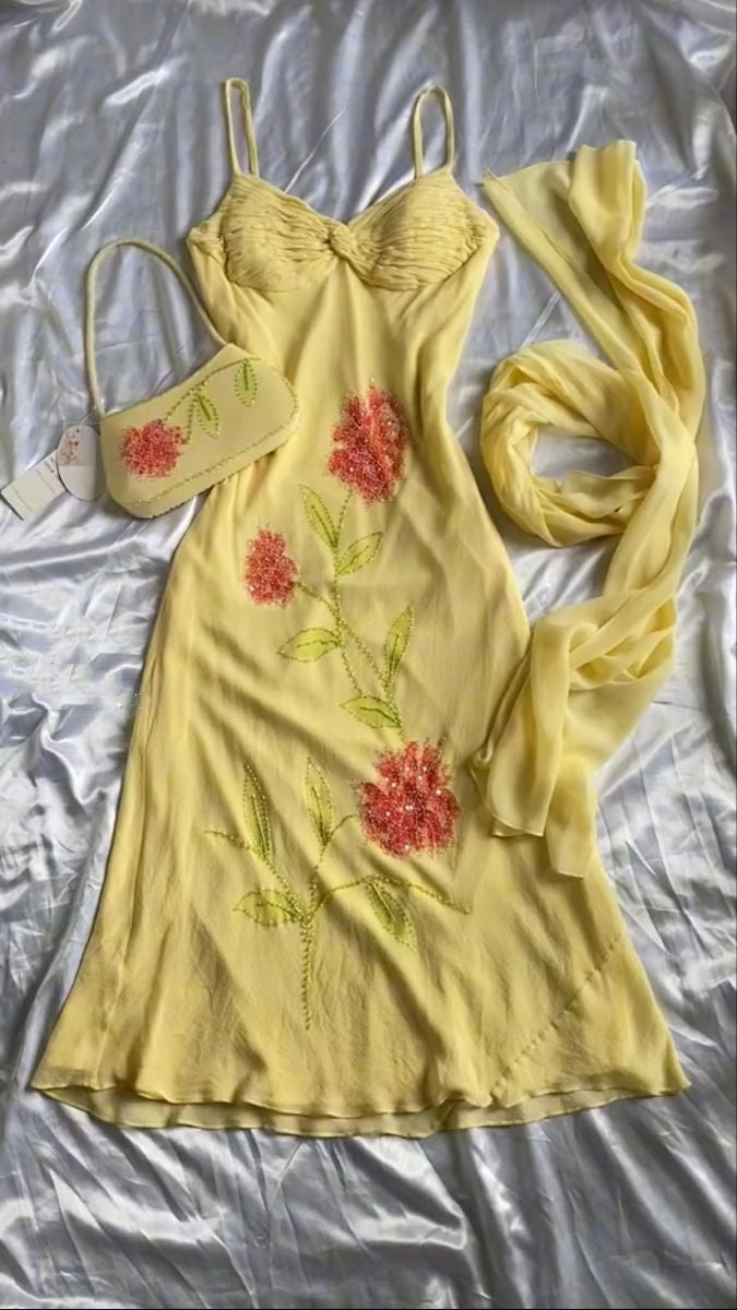 Gelb mode neckholder floral perlen lange elegante chiffon ballkleid abendkleid gh3285