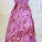 Pink Fashion Exquisite Beaded Spaghetti Strap A-Line Lace Floor Length Elegant Ball Gown Evening Dress gh3168