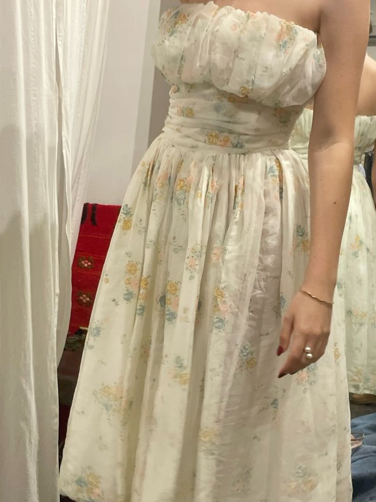 White Yellow Floral Elegant Long Chiffon Homecoming Dress Ball Gown Evening Dress Wedding Guest Dress Birthday/Garden Party Dress Prom Dress gh4092