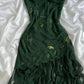 Girlhomeshops-Dark green chiffon short/long ruffled homecoming dress prom dress formal evening dress gh5137