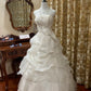 girlhomeshops-White Long Wedding Dress With Delicate Beading gh6300