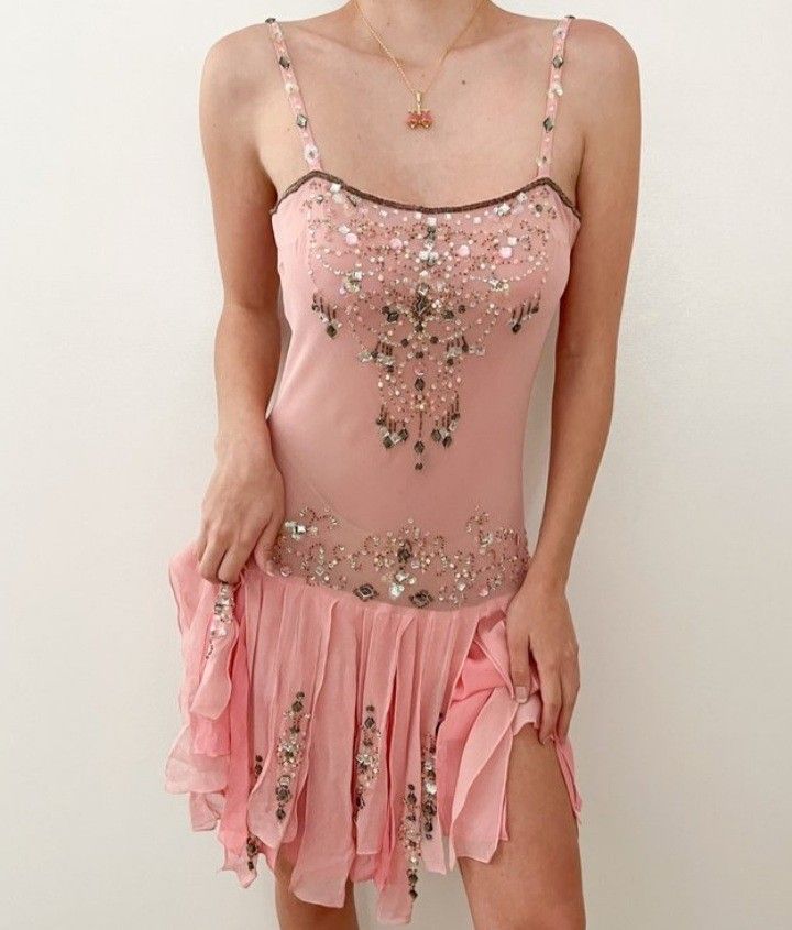 Girlhomeshops-Pink exquisite beaded short chiffon homecoming dress birthday dress gh5304