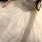 White Sparkly Sweet Cute Elegant Midi/Short Tulle Sequin Homecoming Dress Evening Dress Birthday Party Dress Prom Dress Prom Dress gh4078