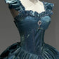 Blau Wunderschöne Elegante Exquisite Lange Satin Bodenlangen Ballkleid Abendkleid Brautkleid gh4134