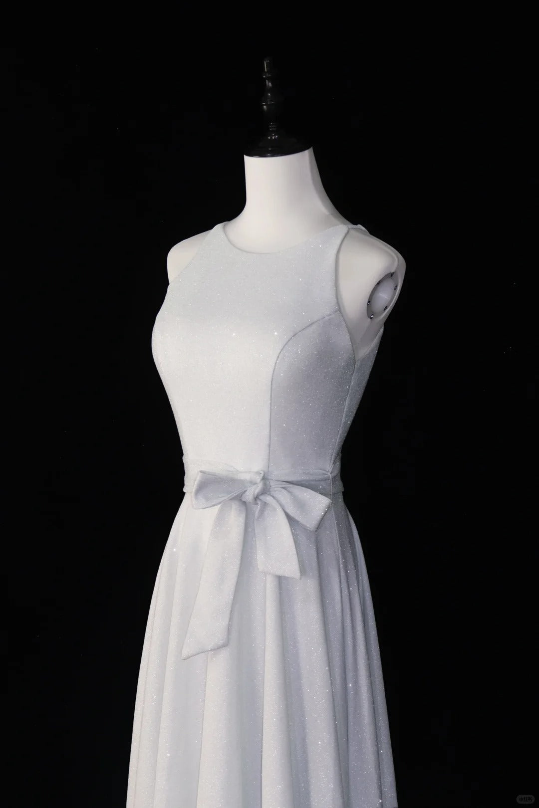 White Shiny Fashion Long Satin Bridesmaid Dresses Ball Gowns Evening Gowns Party Dresses gh4542