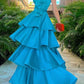 girlhomeshops-Blue stylish multi-layered satin prom dress gh5797