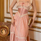 Robe de soirée mi-longue en satin et dentelle, rose, élégante et élégante, tenue de bal, de soirée, de remise de diplôme, gh4071