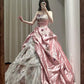 Robe de bal longue de princesse rose gh6659