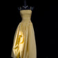 girlhomeshops--Yellow sweet long tulle prom dress gh5577