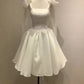 White fantasy princess short homecoming dress prom dress evening dress party dress gh4315