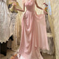 Pink Fashion One Shoulder Long Chiffon Ball Gown Evening Dress gh4430