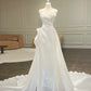 Girlhomeshops--Satin wedding dress white tube top fairy long wedding dress prom dress gh5442