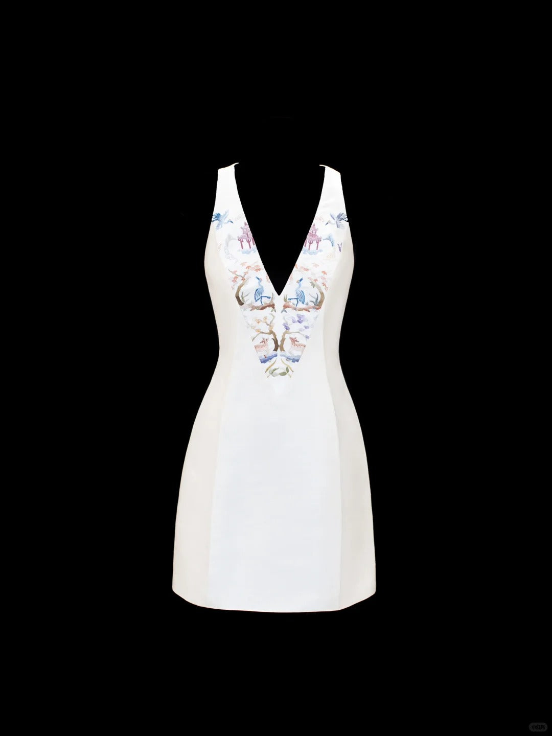 Girlhomeshops - Robe de soirée courte en satin blanc, élégante et raffinée, pour fille féerique, tenue d'anniversaire, gh5374