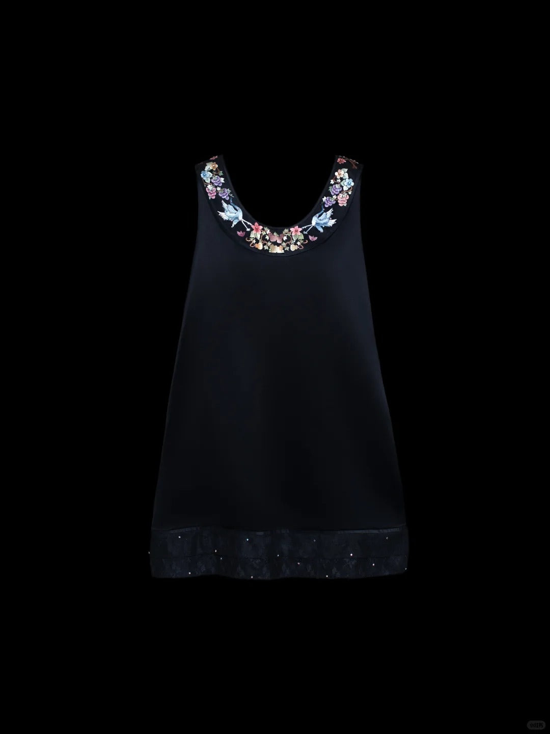 Girlhomeshops - Robe de soirée courte en satin noir, élégante et florale, pour fille féerique, tenue d'anniversaire, gh5371