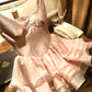 Girlhomeshops-Pink short satin tulle homecoming dress birthday party dress eighth grade dress gh5293