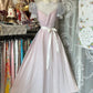 Girlhomeshops-Pink vintage long chiffon Prom Dress Homecoming dress birthday dress gh5230