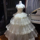 Sweet Long Tulle Princess Dress gh6727