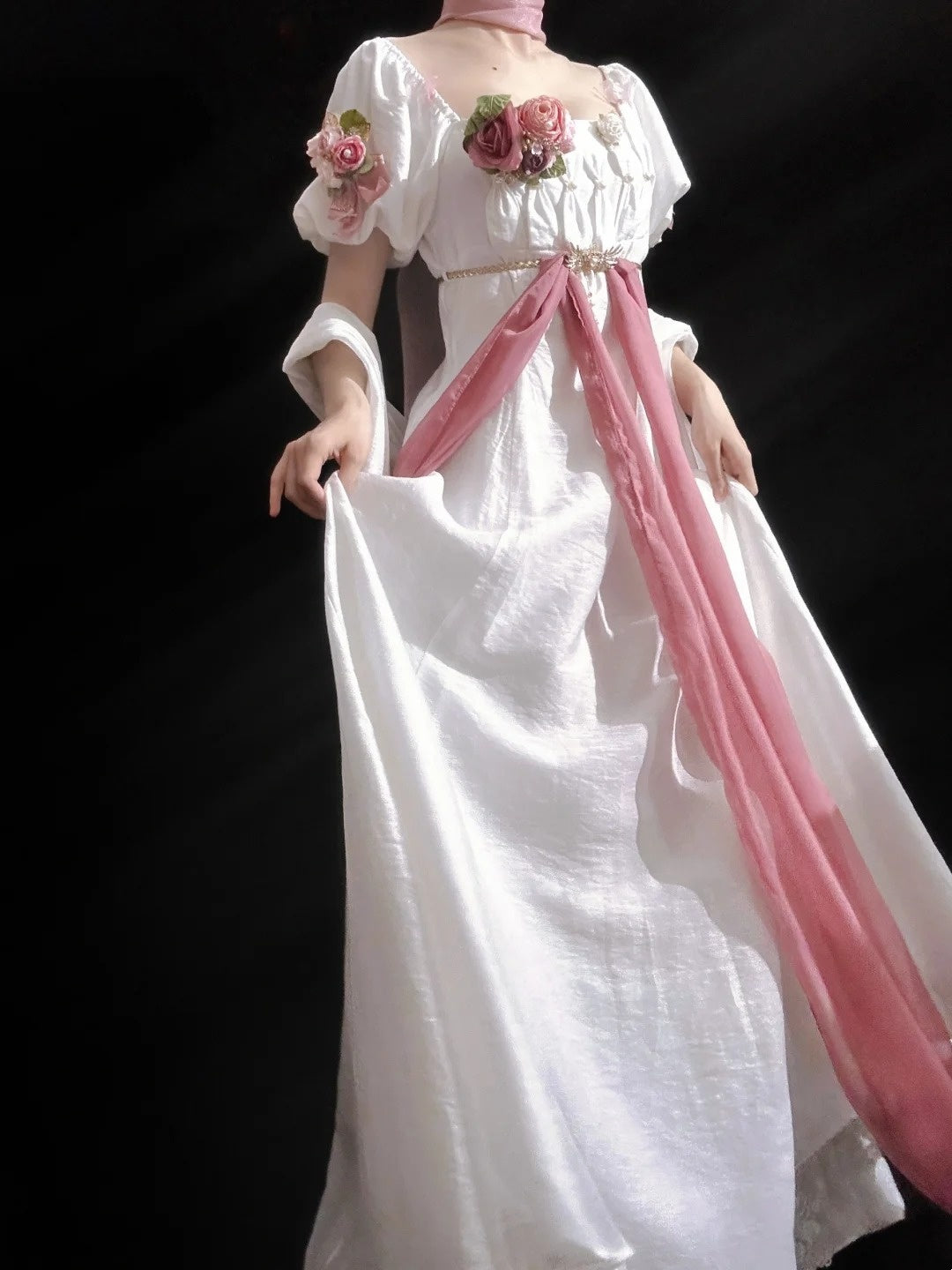 Pink Palace Elegant Girl Long Dress gh6656