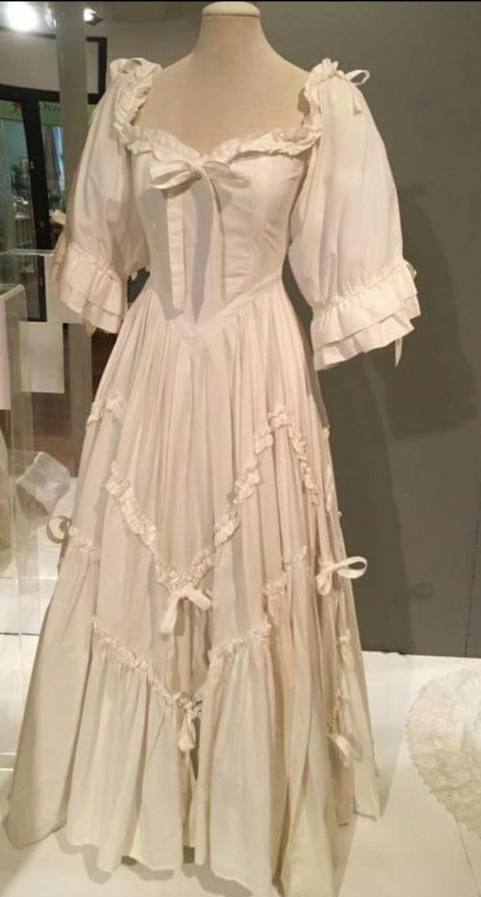 Robe de soirée longue élégante en mousseline de soie, style vintage, blanc ivoire, pour demoiselle d'honneur, gh4104