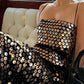 Pink/Silver Black Fashion Sequin Long Spaghetti Strap Party Dress gh4858