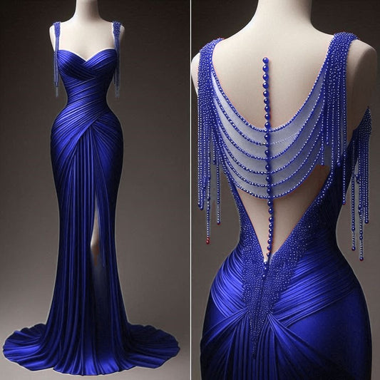 Girlhomeshops-Burgundy dresses, beaded dresses, bodycon dresses, mermaid dresses, sexy dresses, elegant dresses gh5144