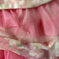 Robe de bal longue en tulle rose à fleurs et perles, robe de Quinceanera pour 16e anniversaire, gh4736