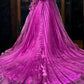 Girlhomeshops-Purple gorgeous floral exquisite beaded long satin tulle mermaid prom dress evening dress gh5353