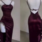 Purple Fashion Chic Suspender Long Elegant Sexy Bodycon Prom Dress Evening Gown Fashion Party Dress gh3449