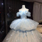 Layered Princess Dress, Long Tulle Formal Ball Gown gh6720