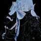 Starlight Dream Style Blue-Black Contrast Court Ballgown - Starry Sky Theme Party & Cosplay Dress gh6564