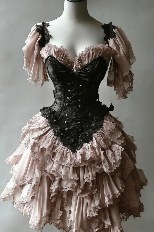 Nouvelle robe courte rétro pour filles gh6524