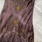 Brown Vintage Elegant Exquisite Floral Beading Spaghetti Strap Long Satin Lace Ball Gown Evening Dress Birthday Party Dress Prom Dress gh3831