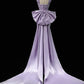 Girlhomeshops-Purple Dress Elegant Dress Satin Dress Long Dress Formal Prom Gown Ball Dress Graceful Dress gh5308