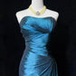 Peacock blue simple short fashion pleated homecoming dress prom dress evening dress gh4365