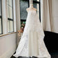 Girlhomeshops--White exquisite lace long elegant fairy wedding prom dress gh5446