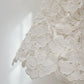Girlhomeshops-White Floral Lace Short Homecoming Dress Birthday Party Dress gh5068