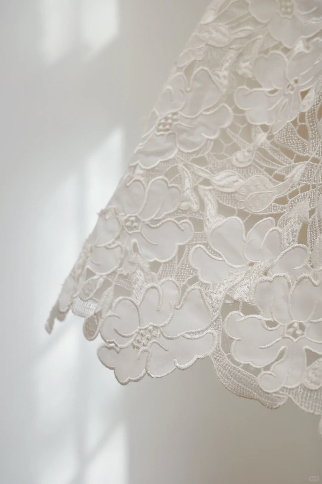 Girlhomeshops-White Floral Lace Short Homecoming Dress Birthday Party Dress gh5068