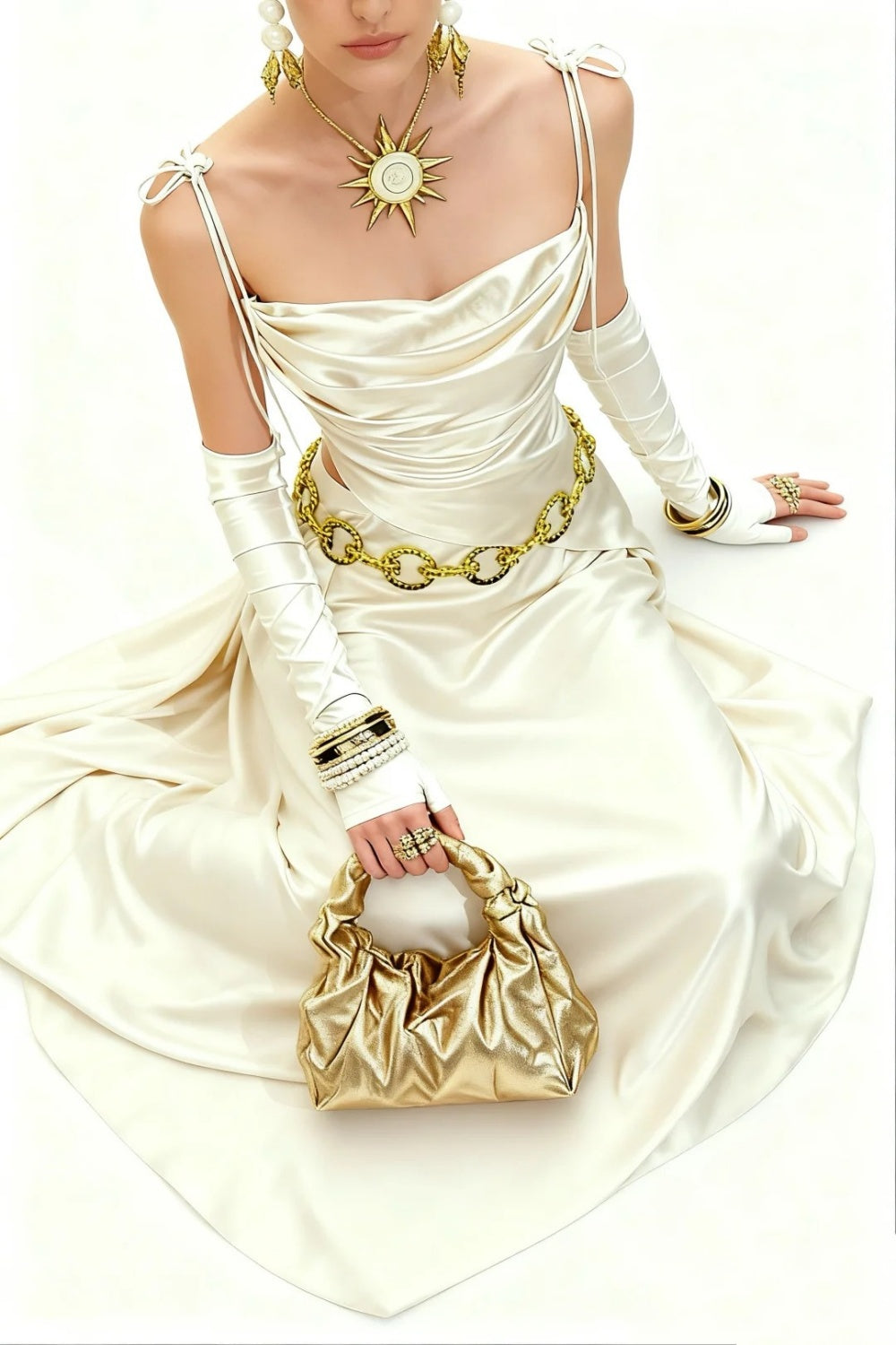 girlhomeshops-Fashionable Long Satin Dress gh6125