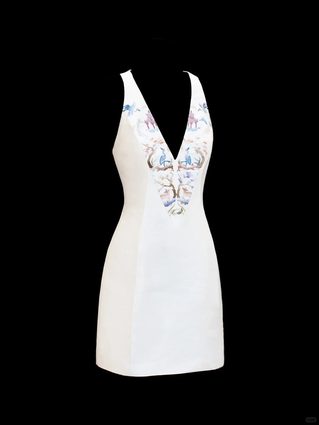 Girlhomeshops - Robe de soirée courte en satin blanc, élégante et raffinée, pour fille féerique, tenue d'anniversaire, gh5374