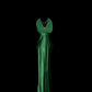 Robe de soirée longue en satin vert élégant, robe de bal, robe de soirée gh4694