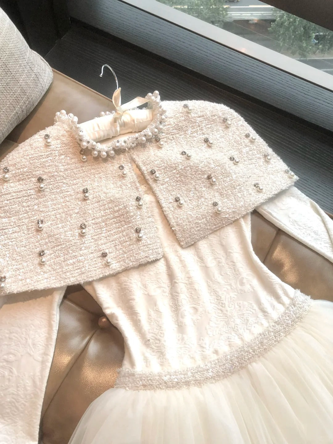 Girlhomeshops-White short chiffon princess homecoming dress birthday party dress eighth grade dress French little princess ballet skirt gh5296