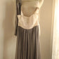Gray Lace Vintage Homecoming Dress Short Chiffon Face Ball Gown gh4497