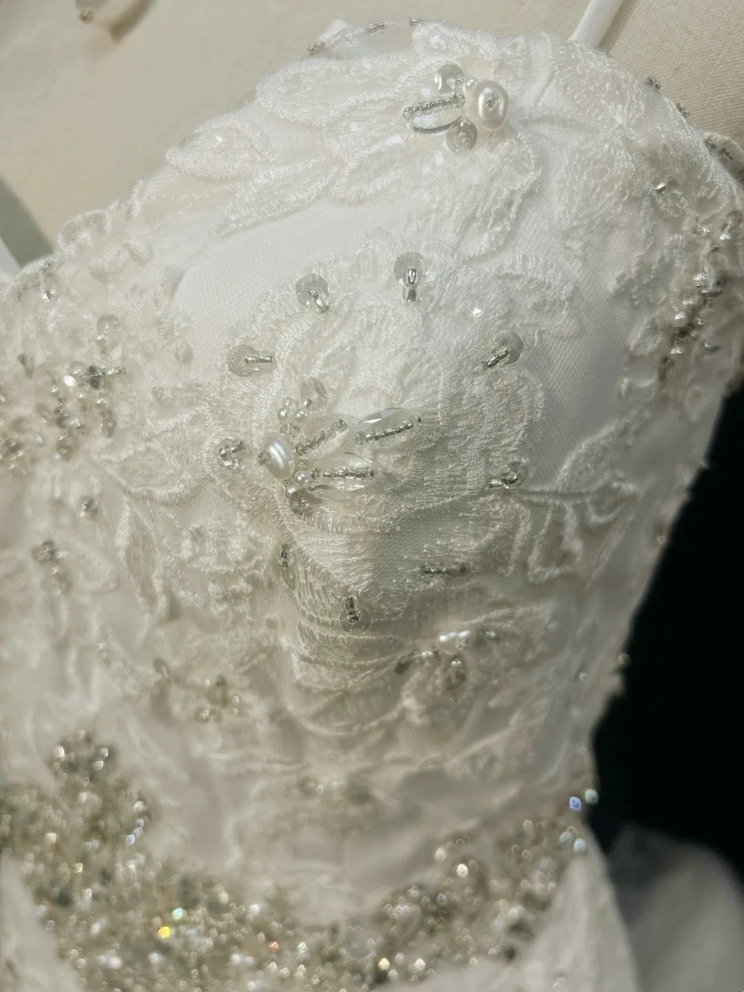 girlhomeshops - Robe de mariée longue en tulle blanc, ornée de perles exquises, magnifique gh6242