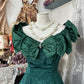 Green vintage fashion beautiful long prom dress evening gown gh4777
