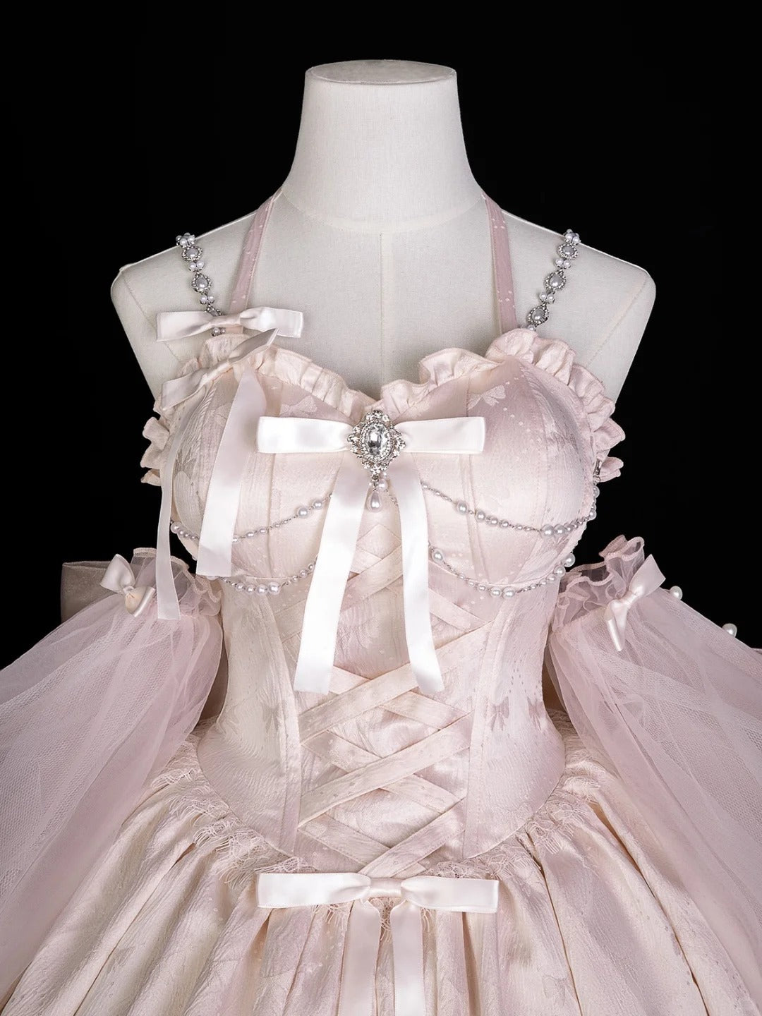 Girlhomeshops-Rosa herzförmiger Ausschnitt, modisches Chiffon-Satin, kurzes Heimkehrkleid, Geburtstagskleid, gh5343